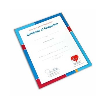 Certificato PADI EFR