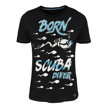 T-shirt Deeps Gear Born Scuba Diver MAN
