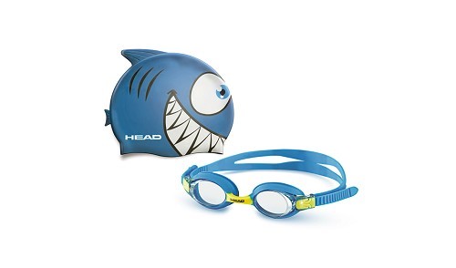 One size Occhialini da nuoto e nuoto Blue Coppe Set Nuoto per Bambini Meteor Character von Head 451022