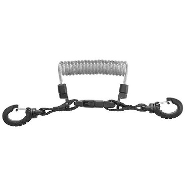 Clip Mares con laccio a spirale Inox e anello