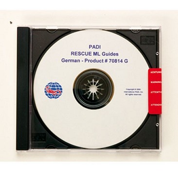 PADI Rescue Diver ML Guides CD-ROM