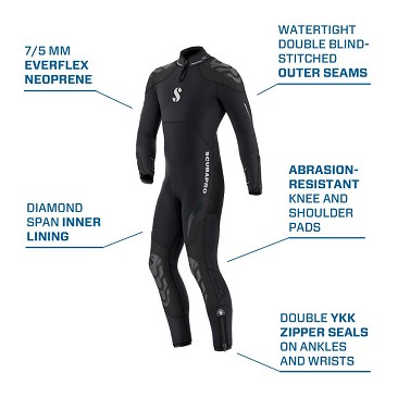 swimsuit Scubapro Everflex Yulex 7.5/5 woman
