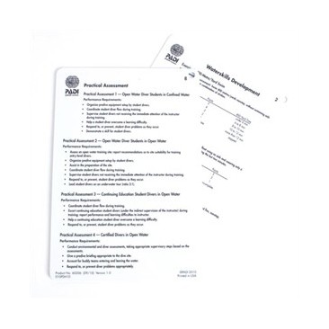 PADI Divemaster Cue Cards