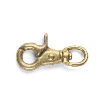 Mousqueton bronze pour fouet Best Divers